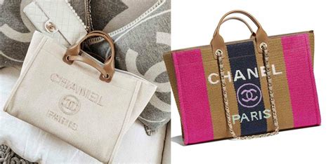 chanel deauville tote bag price|chanel deauville tote size comparison.